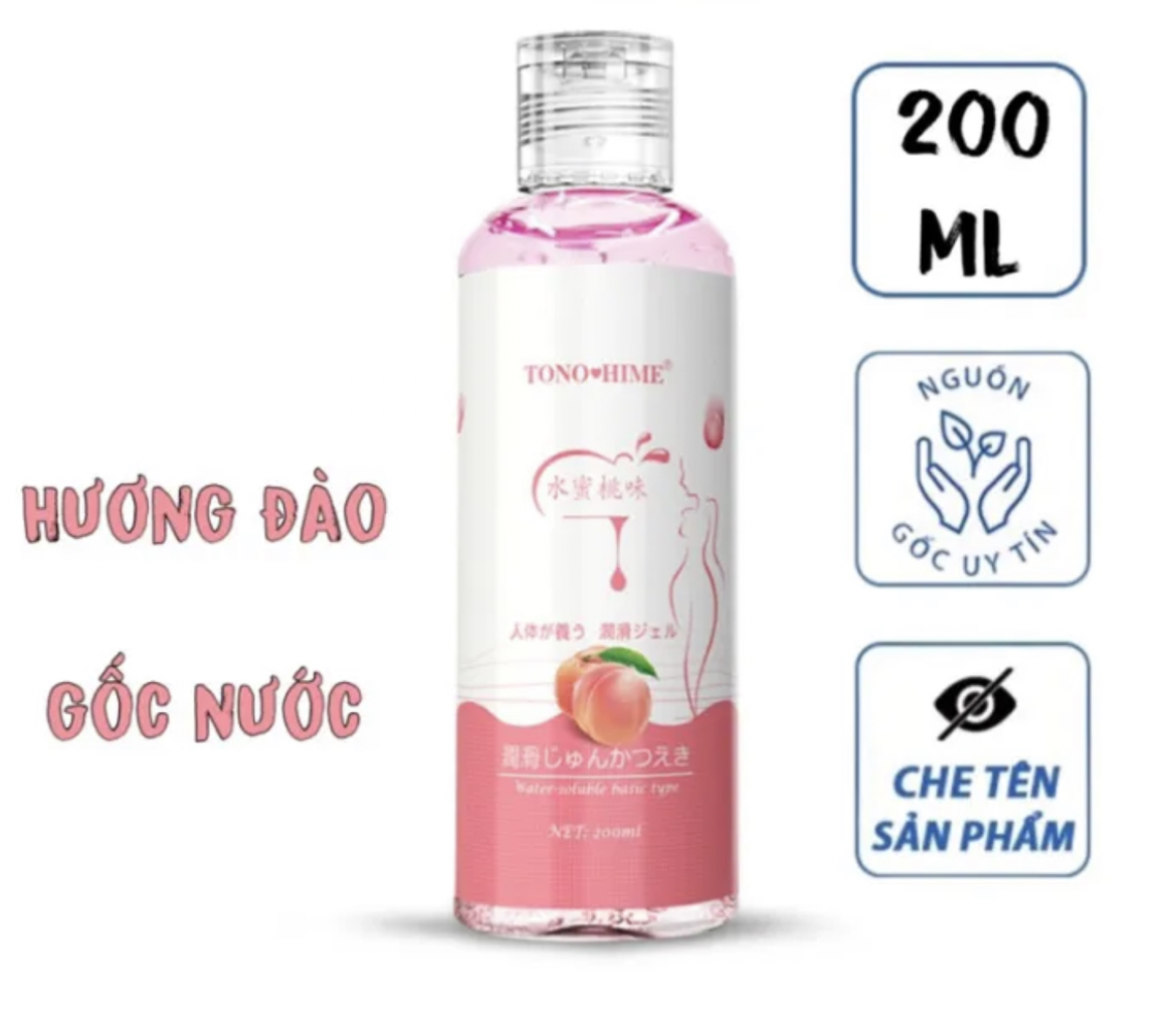 Gel bôi trơn hương Đào 200ml công nghệ Nhật Bản 2