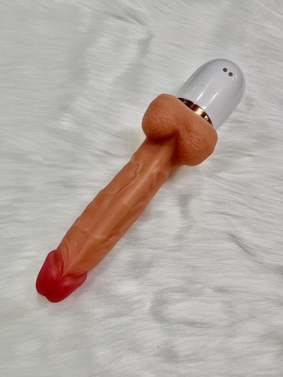 Dương đa năng rung thụt nhiều chế độ phát nhiệt điều khiển từ xa 8