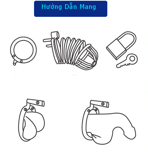 Khóa dương vật Inox không rỉ 6