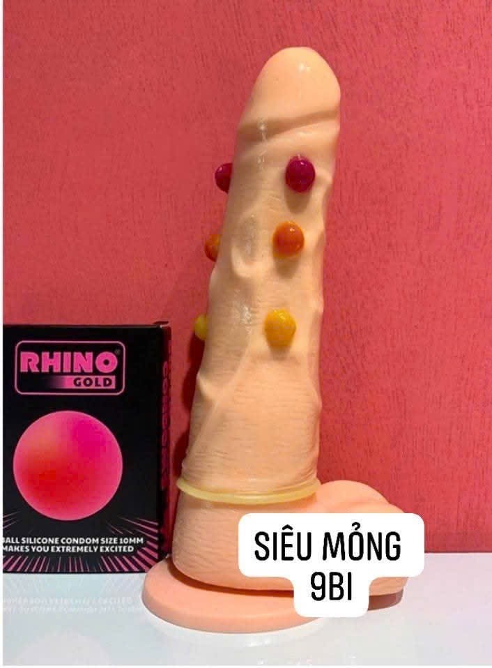 Bao cao su 9 bi Rhino kèm 1 gói gel bôi trơn 4