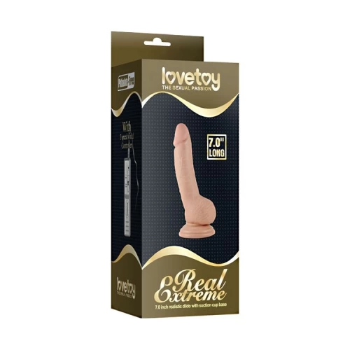 Dương vật giả có đế Lovetoy 7 inch có rung