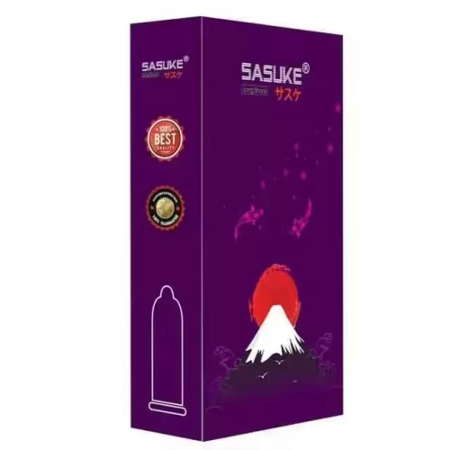 Bao cao su Sasuke Long Shock Tím siêu mỏng