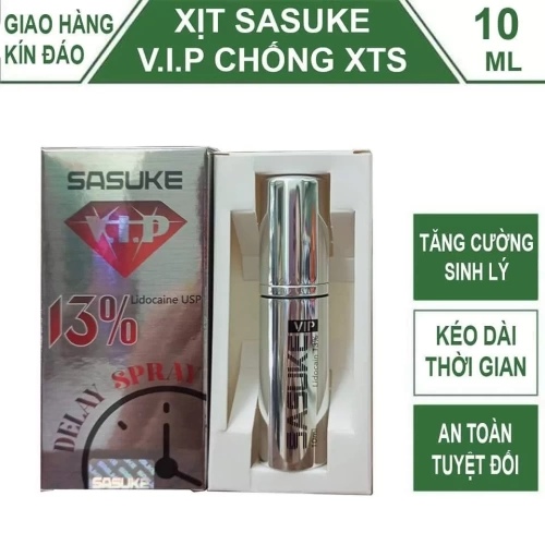 Xịt chống xuất tinh sớm Sasuke Vip 10ml