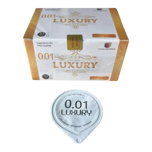 Bao cao su Trơn Đức Luxury hộp Trắng
