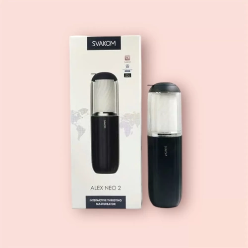 Âm đạo giả Svakom Alex Neo 2 rung thụt điều khiển điện thoại