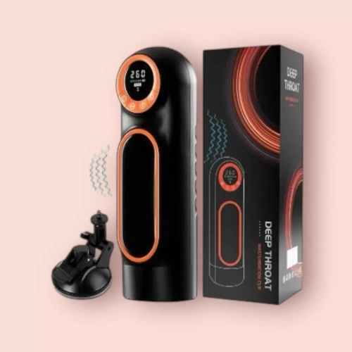 Máy thủ dâm âm đạo giả tự động rung rên thụt bú mút Dreep Throat Masturbation Cup cao cấp