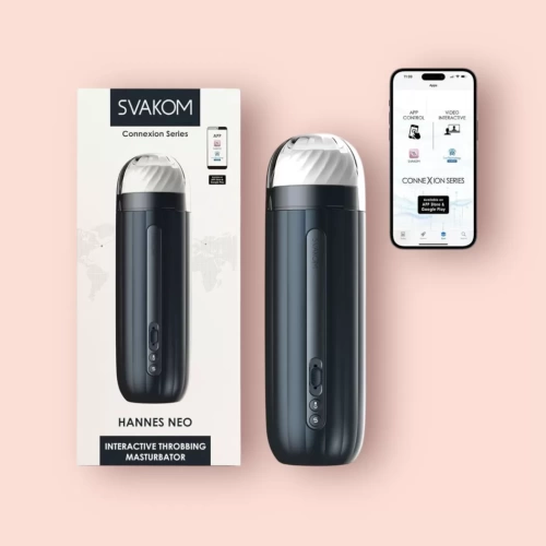 Âm Đạo Giả Svakom Hannes Cao Cấp Rung Mút Phát Nhiệt