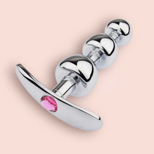 Dụng cụ kích thích hậu môn kim loại hình nấm mỏ neo K3H