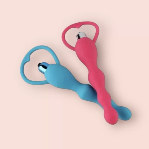 Dụng cụ mát xa hậu môn trái tim rung mạnh mẽ