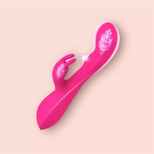 Dương vật hai nhánh tai thỏ-mắt rung siêu mạnh