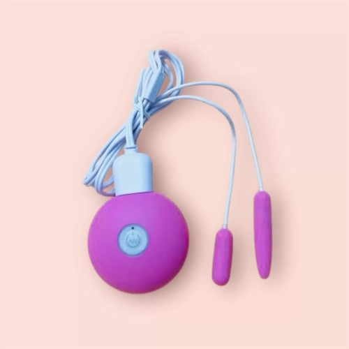 Trứng rung tình yêu 2 đầu siêu nhỏ pin sạc